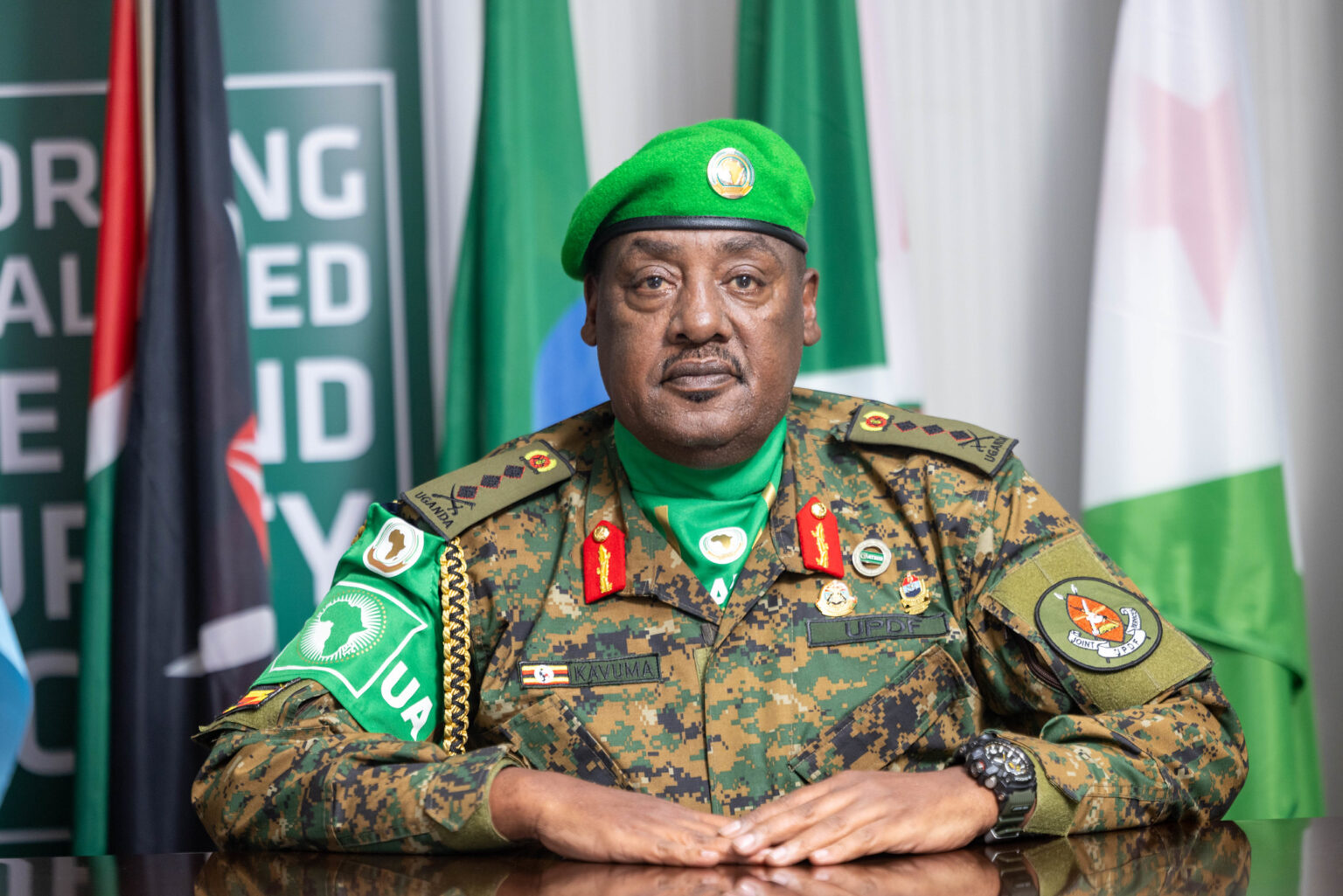 Sam Union Force Commander Lt. Gen. Sam Kavuma - African Union Support and ...