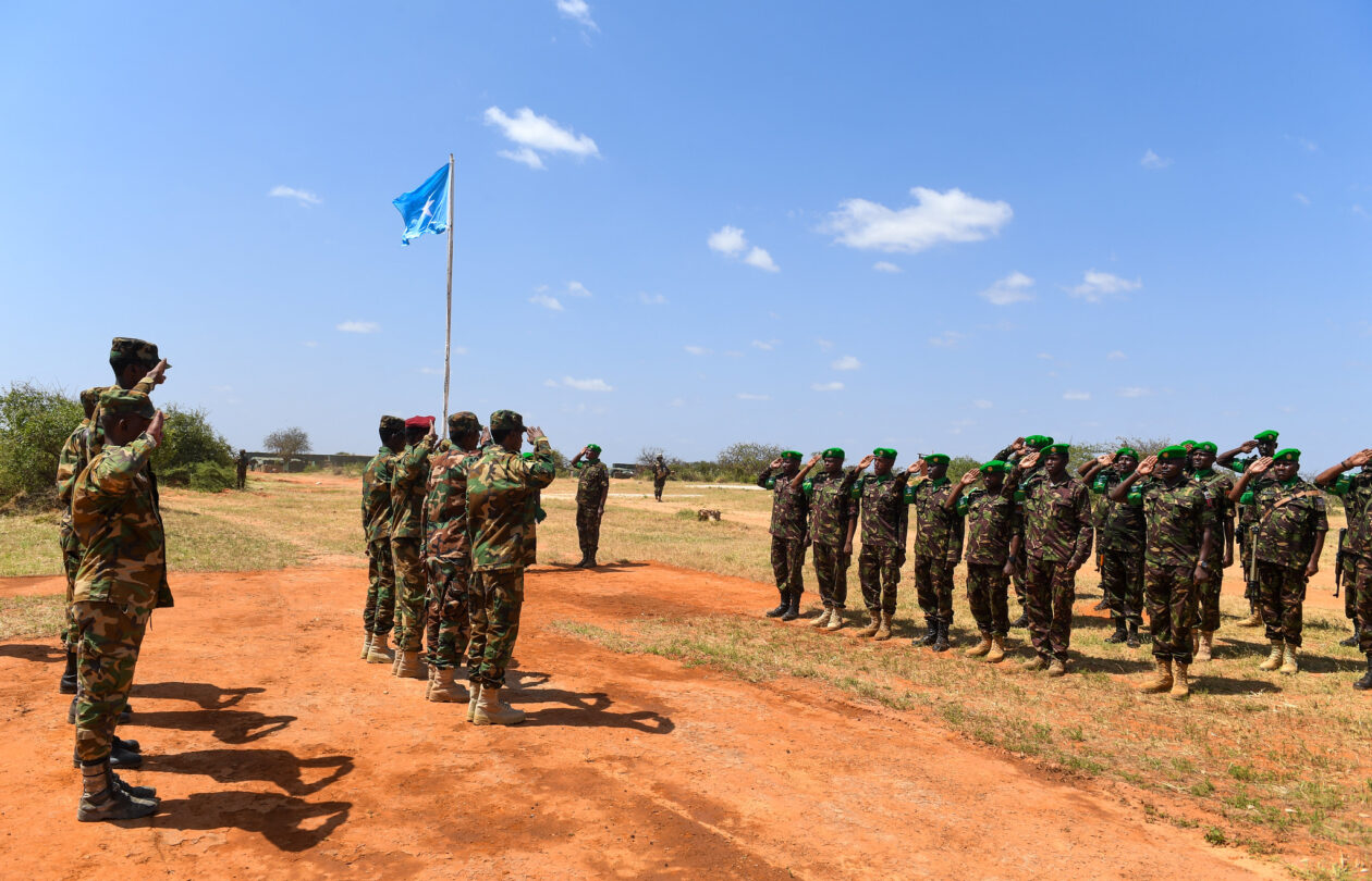 AUSSOM is a successor mission to ATMIS, endorsed by the AU PSC on 1 August 2024 and mandated by the United Nations Security Council on 27 December 2024 under Resolution 2767, with an initial 12 months mandate. AUSSOM is the outcome of  an extensive collaborative effort involving the Federal Government of Somalia (FGS), the African Union, the United Nations (UN) and international partners.